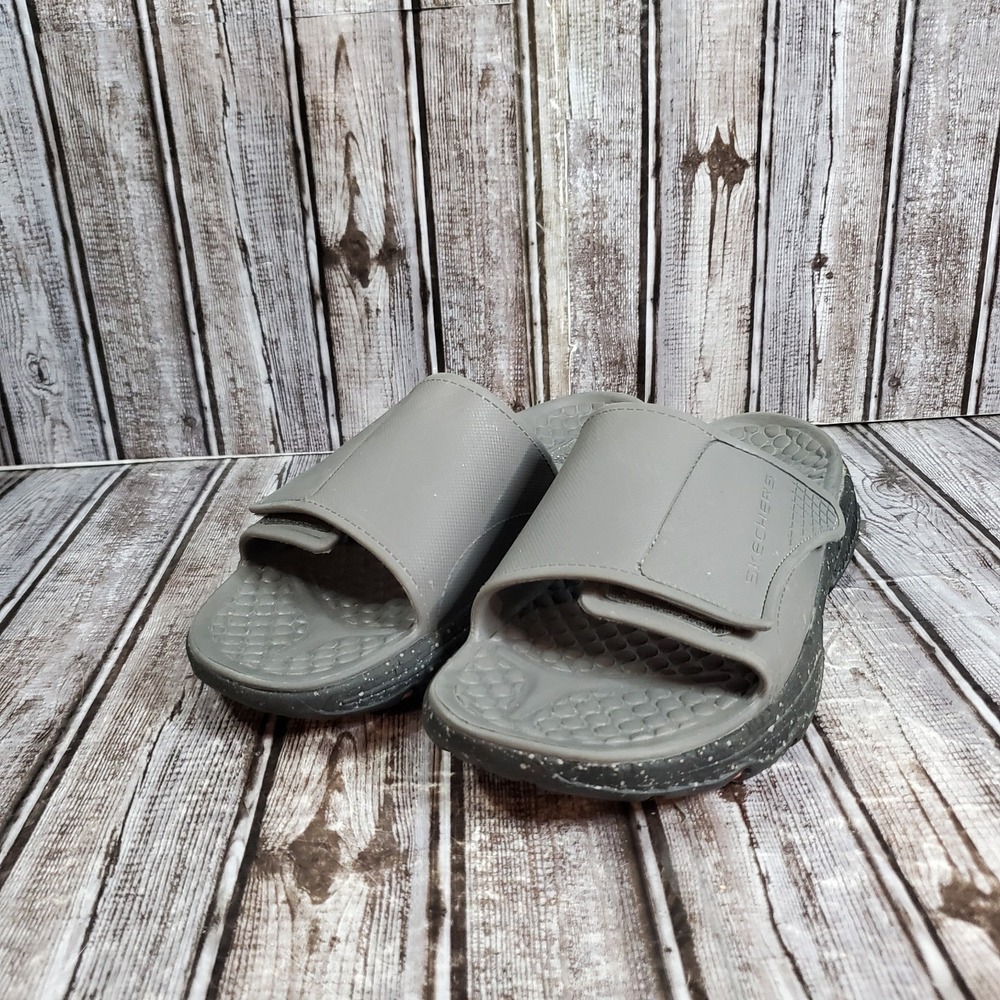 Skechers Men's Foamies Creston Ultra Slides Sandals Dark Taupe Size M 12